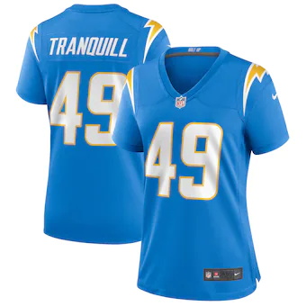 womens nike drue tranquill powder blue los angeles chargers
